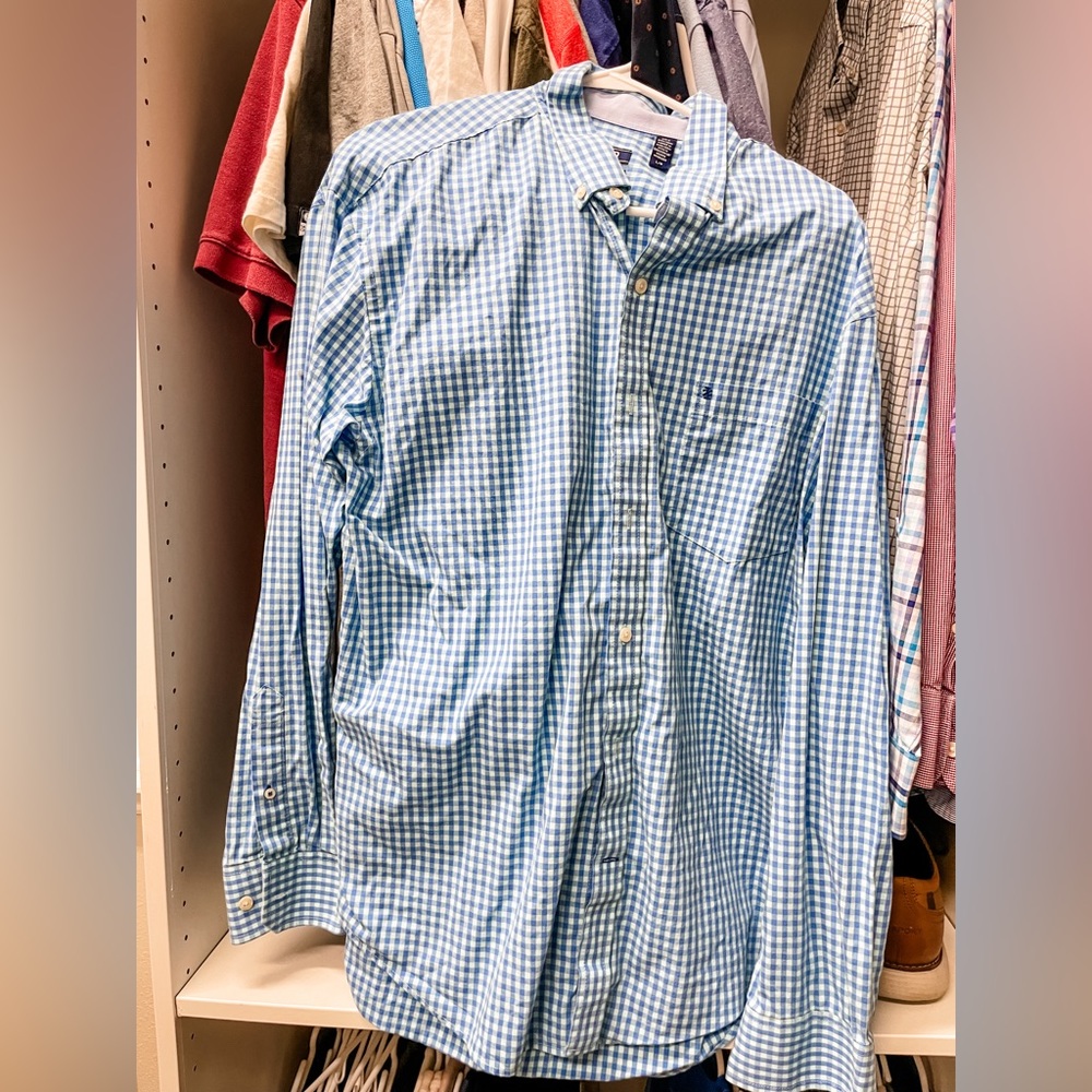 IZOD Long Sleeve Button Down